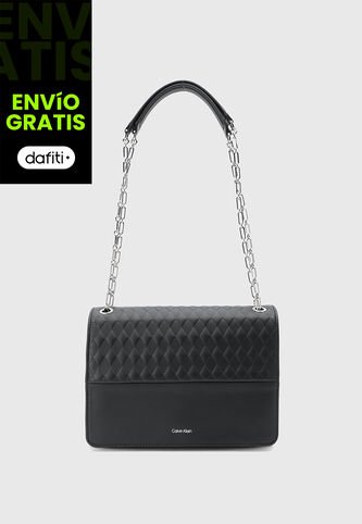 Bolso Manos Libres Calvin Klein Mini Quilt Negro Calvin Klein