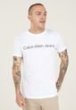 Camiseta Blanco-Negro Calvin Klein de Calvin Klein