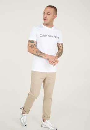 Camiseta Blanco-Negro Calvin Klein