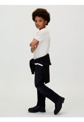 Camiseta Blanca De Manga Corta Con Bolsillo Y Logo Bordado Calvin Klein