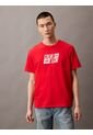Camiseta Roja Sport Logo Easy Crewneck Calvin Klein de Calvin Klein