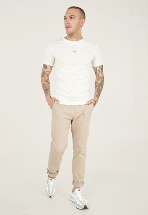 Camiseta Beige-Café Calvin Klein