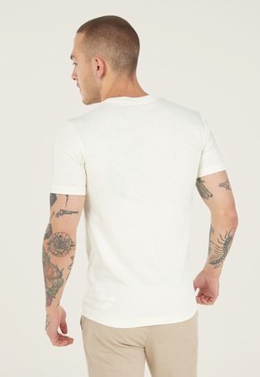 Camiseta Beige-Café Calvin Klein
