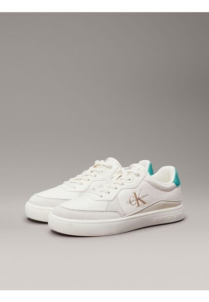 Tenis Blanco De Cuero Calvin Klein