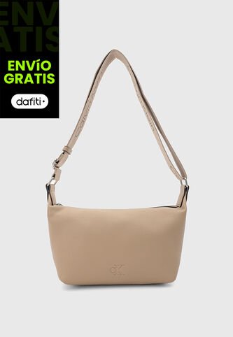 Bolso Manos Libres Calvin Klein Caqui Calvin Klein