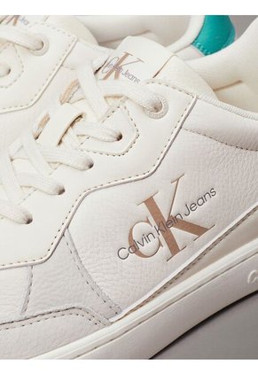 Tenis Blanco De Cuero Calvin Klein