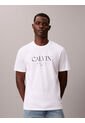 Camiseta Blanca Con Gráfico De Logo Calvin Klein de Calvin Klein