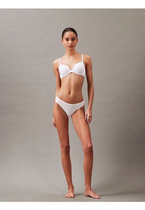 Tanga Blanca De Talle Bajo - Ideal Cotton Calvin Klein