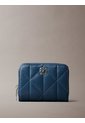 Billetera Azul Acolchada Con Cierre Alrededor Calvin Klein de Calvin Klein