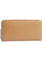 Billetera Beige Grande Con Cremallera En El Contorno RFID Calvin Klein de Calvin Klein