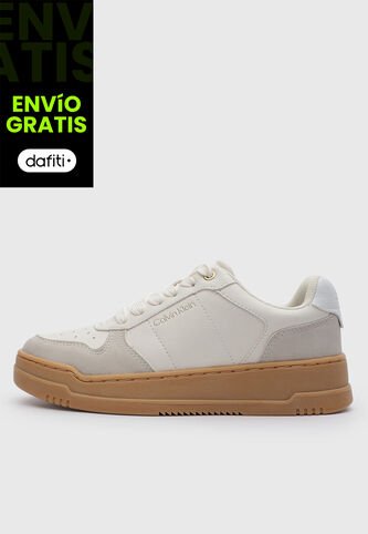 Tenis Casual Calvin Klein Prizin Beige Calvin Klein