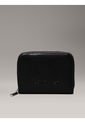 Billetera Negra Con Cremallera En El Contorno Con RFID Calvin Klein de Calvin Klein
