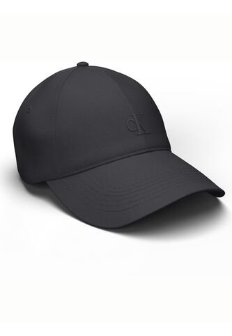Gorra Negra Con Monograma Bordado Calvin Klein Calvin Klein