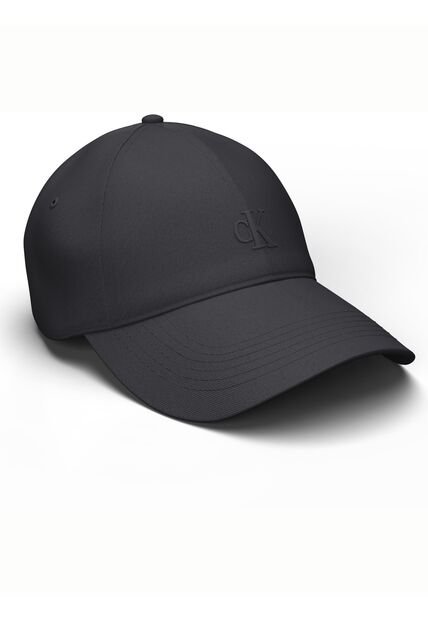 Gorra Negra Con Monograma Bordado Calvin Klein