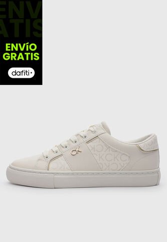 Tenis Casual Calvin Klein Charie Beige Calvin Klein