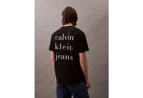 Camiseta Negra Classic Crewneck Calvin Klein