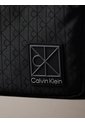 Bolso Negro Reporter Con Estampado De Emblema Calvin Klein de Calvin Klein