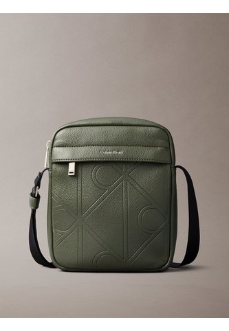 Bolso Multicolor Reporter Con Textura Integral De Emblema Calvin Klein Calvin Klein