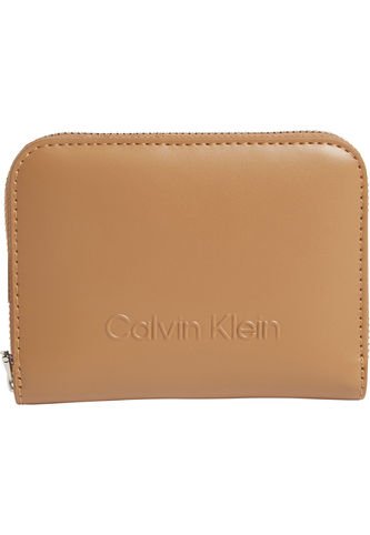 Billetera Beige Con Cremallera En El Contorno Con RFID Calvin Klein Calvin Klein