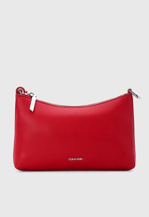 Bolso Manos Libres Calvin Klein Must Conv Rojo