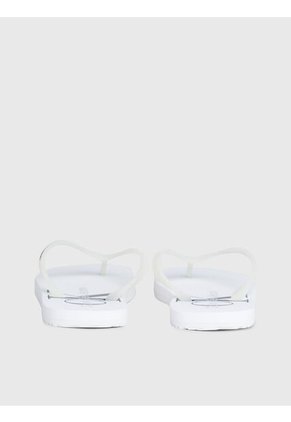 Sandalias Blanco De Playa Con Monologo Calvin Klein