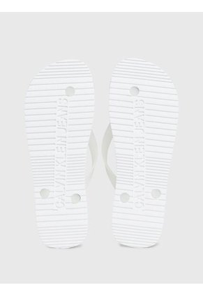 Sandalias Blanco De Playa Con Monologo Calvin Klein