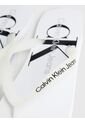 Sandalias Blanco De Playa Con Monologo Calvin Klein de Calvin Klein