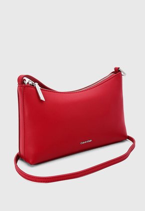 Bolso Manos Libres Calvin Klein Must Conv Rojo