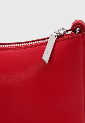Bolso Manos Libres Calvin Klein Must Conv Rojo