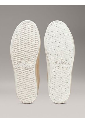 Tenis Blanco De Ante De Plataforma Calvin Klein