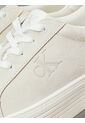 Tenis Blanco De Ante De Plataforma Calvin Klein de Calvin Klein