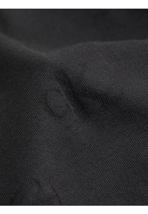 Vestido Negro Mini Con Estampado De Monograma Tonal Calvin Klein