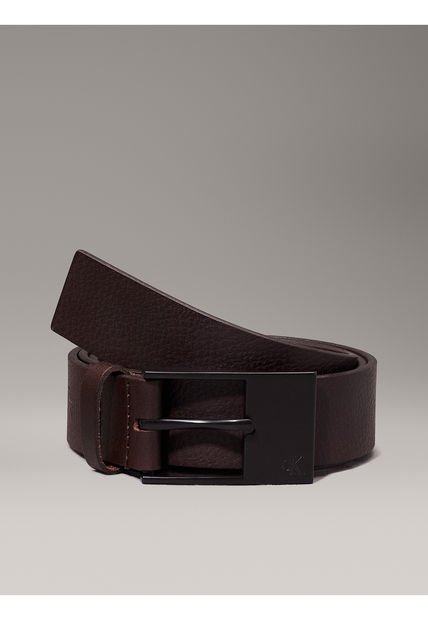 Cinturón Marrón Classic De Cuero Calvin Klein
