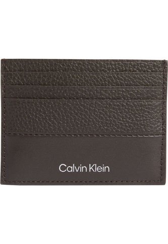 Tarjetero Café De Cuero Calvin Klein Calvin Klein