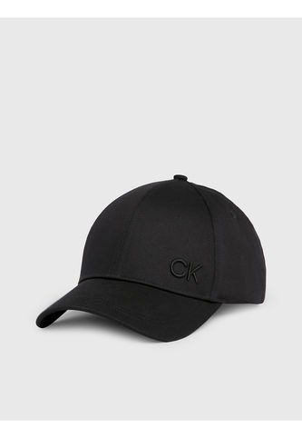Gorra Negra Con Monograma Bordado Calvin Klein Calvin Klein