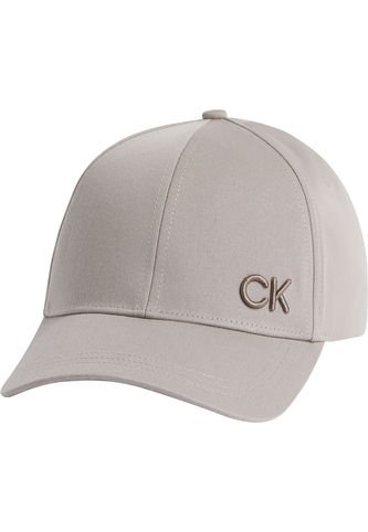 Gorra Gris Con Monograma Bordado Calvin Klein Calvin Klein