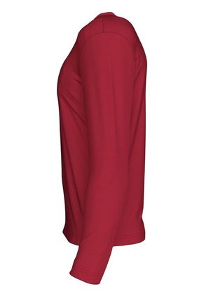 Camiseta Roja Manga Larga Con Logotipo Calvin Klein