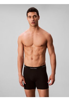 Pack Negro De 3 Boxers Brief - Cotton Stretch Calvin Klein
