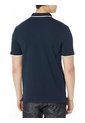 Polo Azul Piqué De Algodón Calvin Klein de Calvin Klein