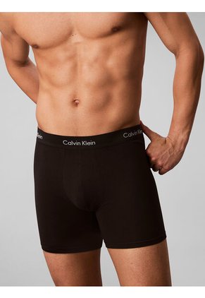 Pack Negro De 3 Boxers Brief - Cotton Stretch Calvin Klein