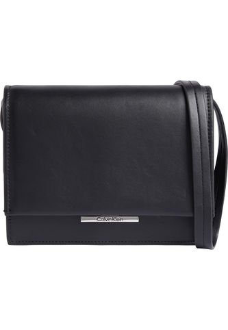Bolso Negro Cruzado Con Solapa Y Cierre De Broche Calvin Klein Calvin Klein