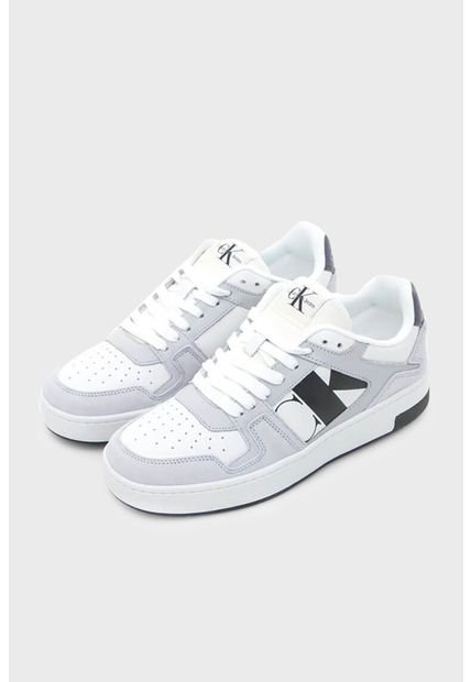 Tenis Blanco Basket De Ante Calvin Klein
