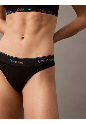 Tanga Negra - Icon Cotton Modal Pride Calvin Klein