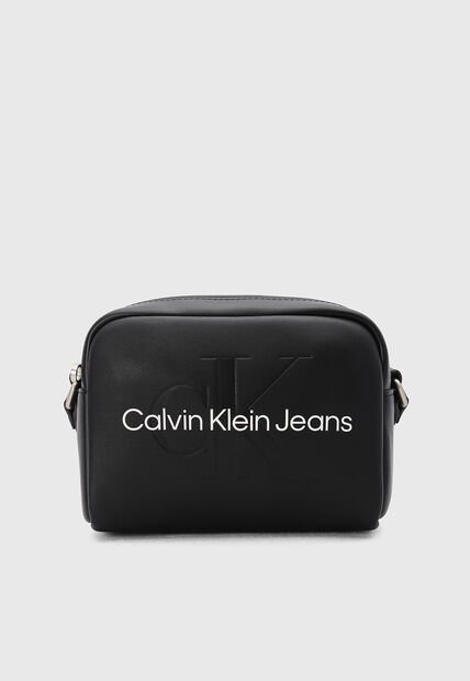 Bolso Manos Libres Calvin Klein Sculpted Camera Negro