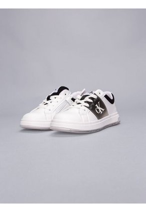 Tenis Blanco Niña Bajas Con Cordones Calvin Klein