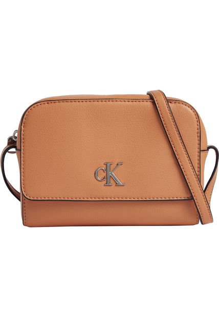 Bolso Naranja Cruzado Minimal Monogram Calvin Klein
