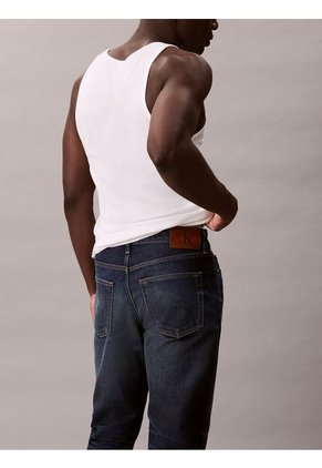 Jeans Azul Oscuro Slim Tapered Térmico Calvin Klein