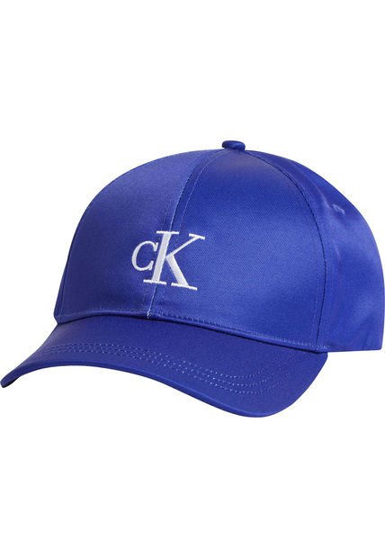Gorra Azul Con Logo Calvin Klein