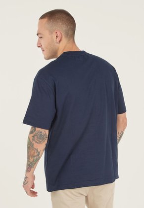 Camiseta Azul Navy-Blanco Calvin Klein