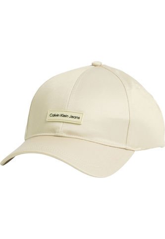 Gorra Beige Con Parche De Goma Calvin Klein Calvin Klein